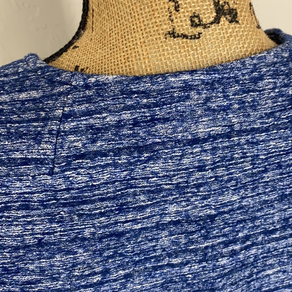 NWOT Banana Republic Blue Space Dye Peplum Jacket - Picture 9 of 11